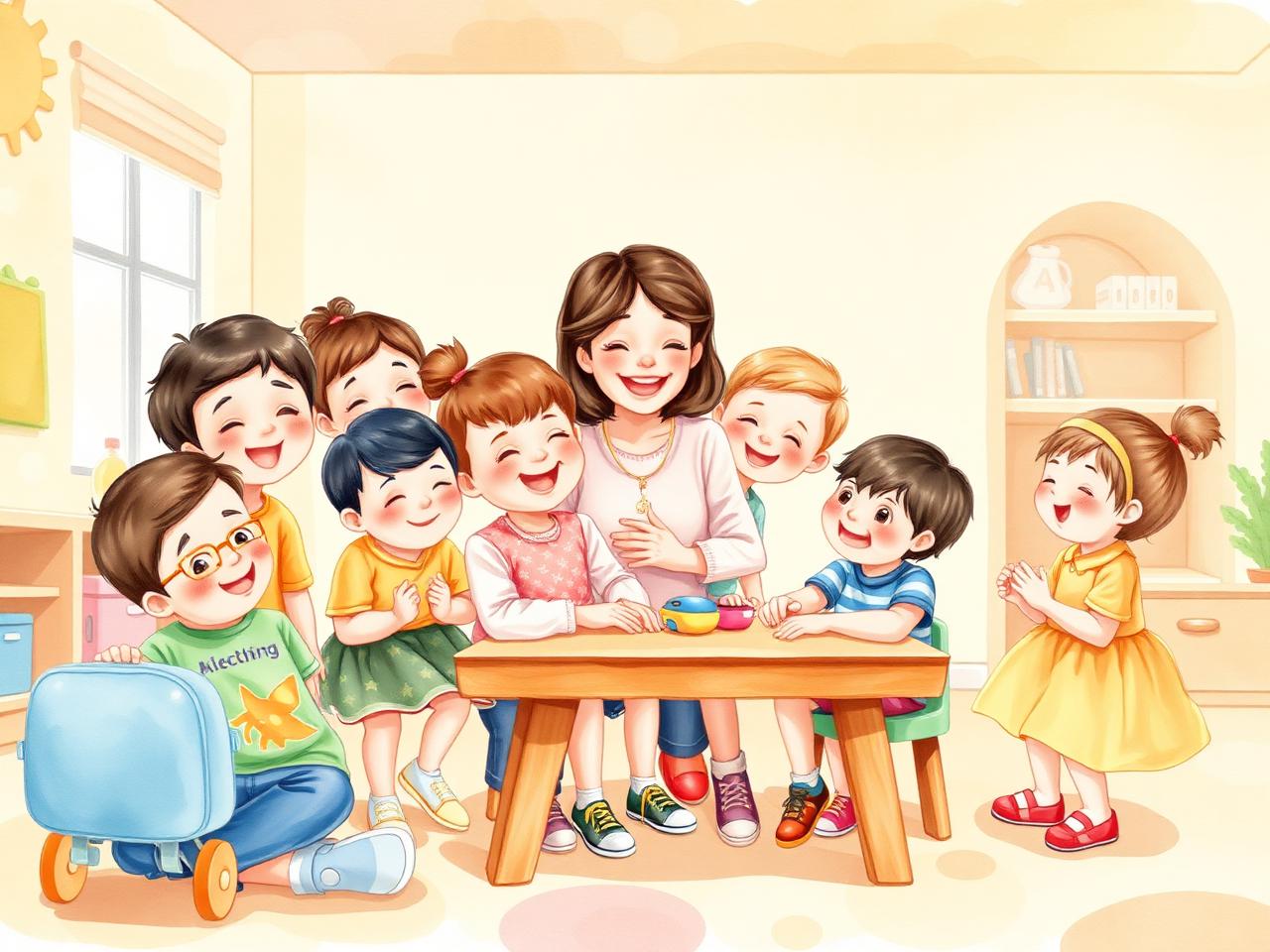 Children learning joyfully at Angel Foundation